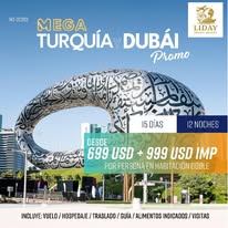 Promo Turquía y Dubái